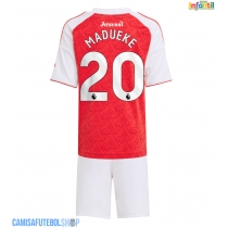 Camisa de time de futebol Arsenal Noni Madueke #20 Replicas 1º Equipamento Infantil 2025-26 Manga Curta (+ Calças curtas)